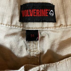 Men’s size 34 wolverine cargo shorts